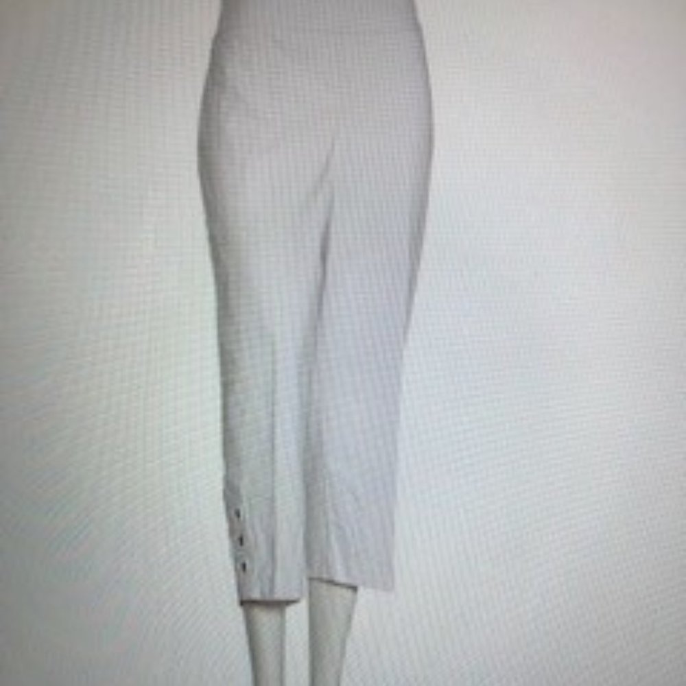 Zac & Rachel Crop Pants with Grommet Trim-18W